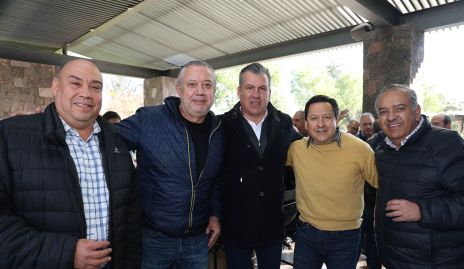 José Ángel Morales, Humberto Berrones, Alfonso Anaya, Javier Burgos y José Luis Suárez.