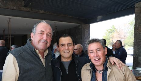  Mauricio Quijano, Eduardo González y Víctor Santos.