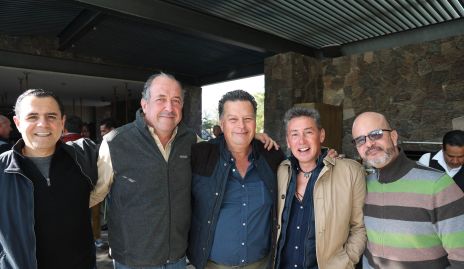  Guillermo Meade, Eduardo González, Mauricio Quijano, Víctor Santos y Armando Navarro.