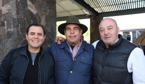  Eduardo González, Jaime Ascanio y Toño Lozano.