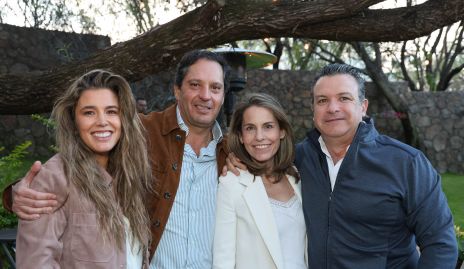  Sofía López, Jorge Morales, Alejandra Allende y Jean Franco Pizzuto.