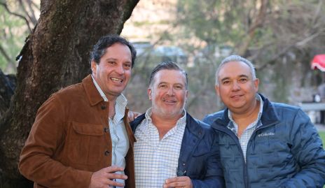  Jorge Morales, Rodrigo Gómez y Jorge Villarreal.