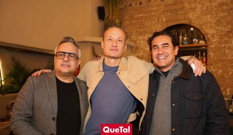  Aldo Martínez, Félix Bermea y Alejandro Oropeza.