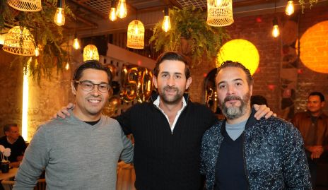  Guillermo Rodríguez, Santiago López y Alejandro Granados.