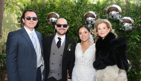  Eduardo, Pedro Pablo Lozano, Tania Loredo y Lucía.