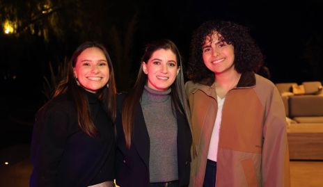  Sofía Martínez, Mariana Cervera y Renata Autrique.