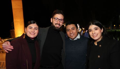  Ana Sofía Díaz, Alejandro Sánchez, Reynaldo Ramírez y Zayra Gómez.