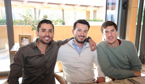  Sebastián Cárdenas, Jorge Lomelí y Alfredo Hernández.