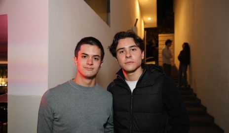  Alex Lozano y Gael Cárcoba.