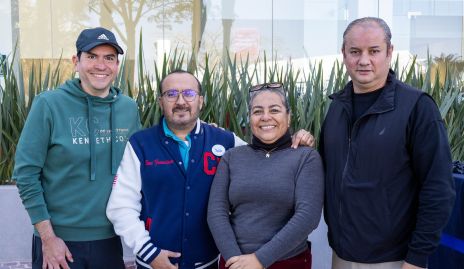  Mauricio Orellana Centeno, Dr. Gerardo Eguía Pastrana, Verónica Mendoza Razo y Dr. Andrés Mares Lobo.