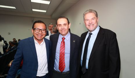  Alfonso Rodríguez, Esteban Puente y Javier Aldana.