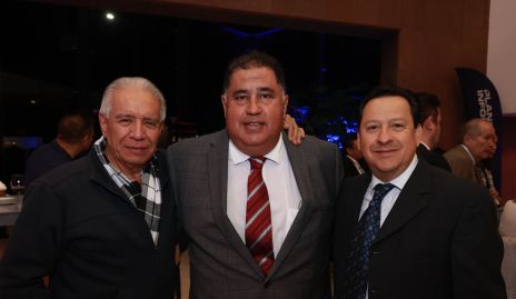  Federico Ayala, Jesús Torres y Javier Burgos.