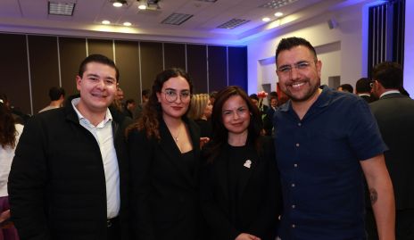  Beto Canosa Olvera, Katia Rodríguez, Mónica Rivera de Amexme y Pepe Sánchez.