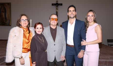  Martha Altamirano, Maricarmen Tejeda, Javier Altamirano, José Ángel Contreras y María Paula Hernández.