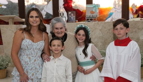  Marianne Velasco, Tita Herrán, Eduardo Zermeño, Marina y Gerónimo Zermeño.