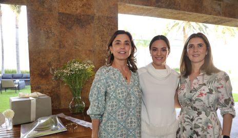  Martha Laso de la Vega, Ana Martha Martínez y Ángeles Laso de la Vega.