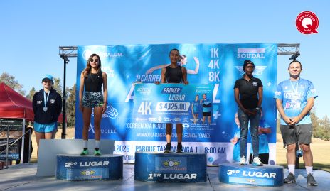 Alejandra Juárez, Nicole García, Yolanda Sánchez, Ivana Ramírez y Mariano Díaz de León.