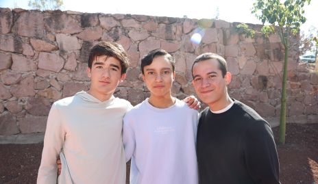  José Miguel Conde, Pato Leos y Ricardo Mendizábal.