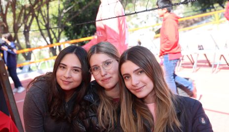 Mare Cordero, Vanesa Elizondo y Cayetana Fernández.