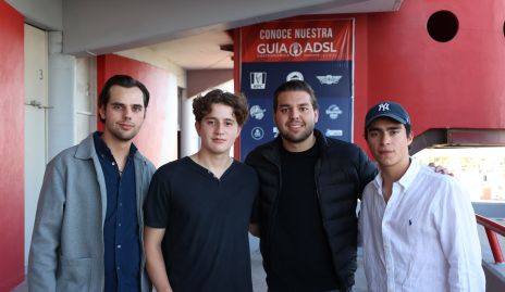  Bernardo Pérez, Israel López, Moisés Payán y Juan José Leos.