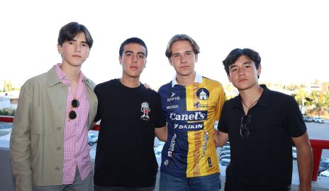  Rodrigo Díaz, Salvador Orozco, Juan Carlos y Sergio Torres.