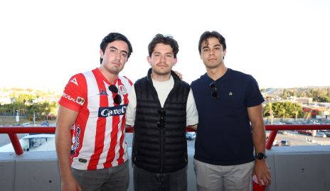 Gustavo Puente, Alejandro Mora y Jorge Siller.