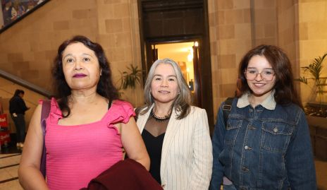  Rosy Palomo, Rosario Martínez y Marisol Díaz de León.