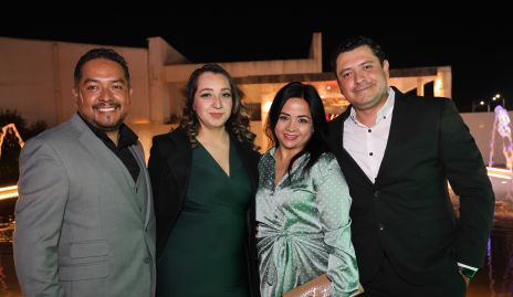  David Vargas, Karime Faz, Cristina Balderas y José Luis Medoza.