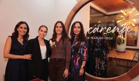  Came Stevens, Maricarmen del Valle, Macarena Villasuso y Marianela Villanueva.