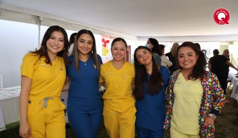  Gipse Esparza, Fernanda Valencia, Vanesa Martínez, Fernanda Gómez y Jennifer Ruiz.