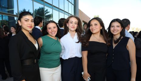  Paula Sofía, Ariana Roso, Mariana Garelli, Camila Guerrero y Sara Martínez.