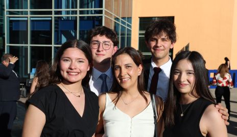  María Emilia, Ramón Martínez, Ana Madrigal, Santiago Madrigal y Ana Camila Pérez.