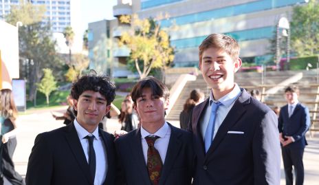  Rubén Romo, Omar Lam y Gerardo Olvera.