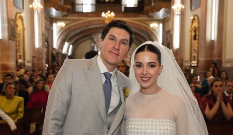  Alfredo Hernández y Renata Castillo ya son esposos.