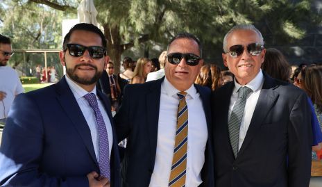  Juan José Pulido, Octavio Terrazas y José Martínez.