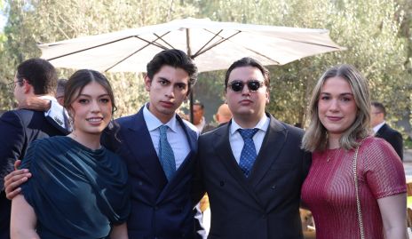  Andrea Balbontín, Pablo Berrones, Daniel Berrones y Francia Ayetis.