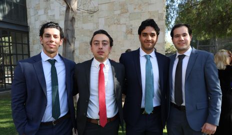  Santiago Castora, Rodrigo Padilla, Santiago Figueroa y Jorge Noble.