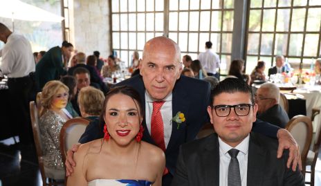  Alejandrina Andrade, Héctor Castillo y Adrián Villagómez.