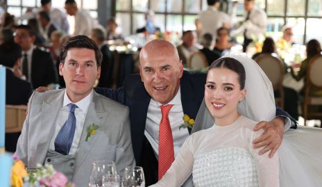  Alfredo Hernández, Héctor  Castillo y Renata Castillo.