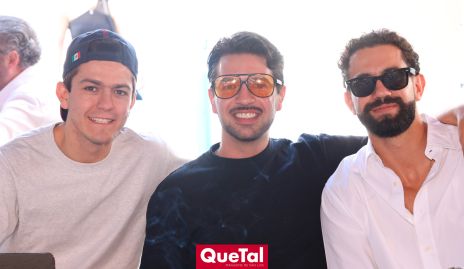  Mauricio Lomelí, Rodrigo Espinosa y Rodrigo de Antuñano.