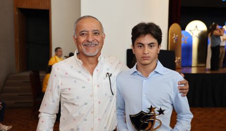  Daniel Rodríguez con su nieto Iker Rodríguez.