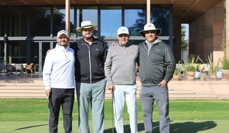  Adán Lárraga, Héctor Martínez, Antonio Espinoza y Jorge Chevaile.