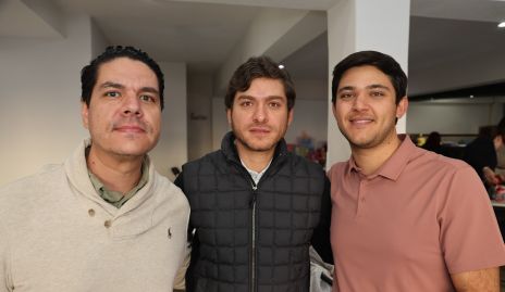  Fernando, Andrew y Mateo Delgado.