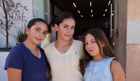  Carlota, Xaviera y Emilia.