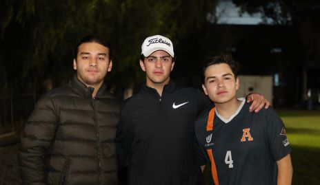  Arturo Payán, Omar Feres y José Luis Barrón.
