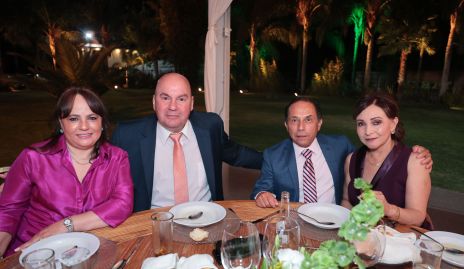  Coco Leos, Enrique Portillo, Miguel Ángel González y Pita Cosío.