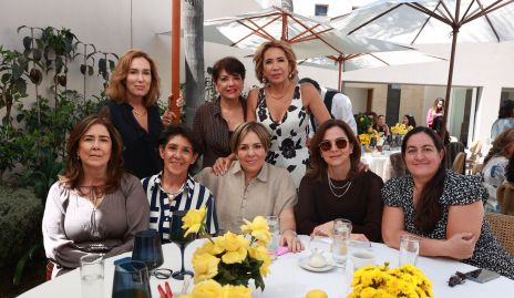  María Elena Ávila, Guadalupe González, Isabel Carrillo, Sandra Galván, Marcela Castillo, Laura Álvarez, Rocío Nieto y Luzma Algara.