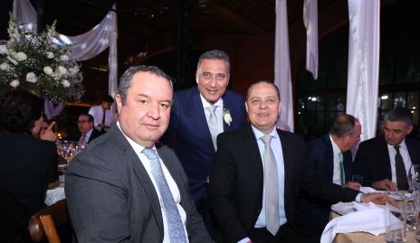 Humberto Abaroa, Felipe Robledo y José Manuel Guerra.