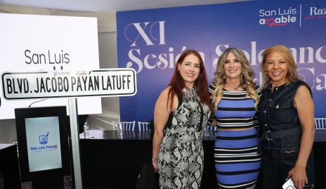  Adriana Jiménez, Verónica Payán y Alma Durón.