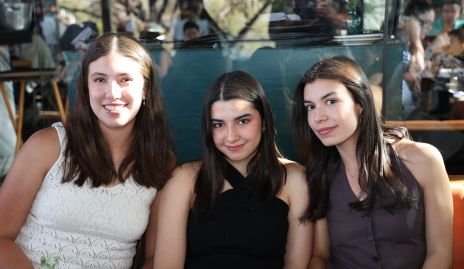  Montse Vega, Danna Manzur y Romina Villaseñor.